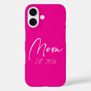 Moeder wordt 2026 Nieuwe moeders aanstaande moeder iPhone 16 Hoesje