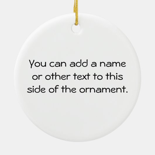 Moeder wordt baby boy 2024 Ornament (Achterkant)