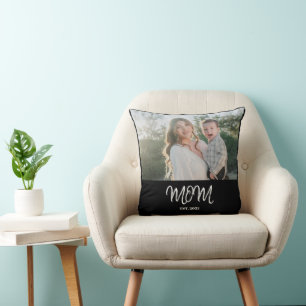 Moeder Wordt, Foto, Schrift, Worp Kussen