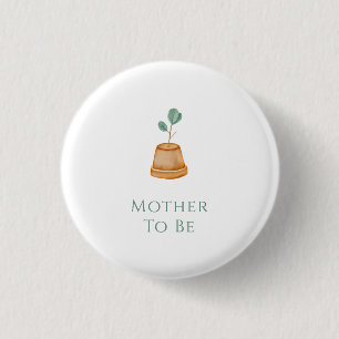 Moeder Wordt Klein Tuinbabyspuitfeest Ronde Button 3,2 Cm