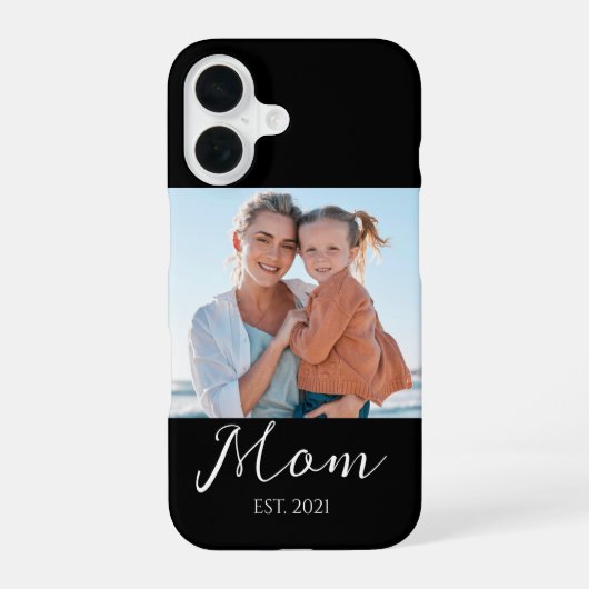 Moeder Wordt Moeder Script Foto Case-Mate iPhone 16 Hoesje (Achterkant)