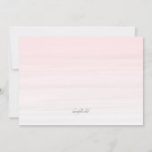 Moeder wordt roze Baby shower Kaart (Achterkant)