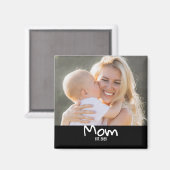 Moeder Wordt Vastgelegd Foto Magneet (Voorkant / Achterkant)