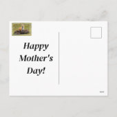 Moeder zal zijn als feestdagenkaart (Achterkant)