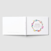 Moeder-zegelbaarden veren boho kleurrijk gastenboek (Volledig)