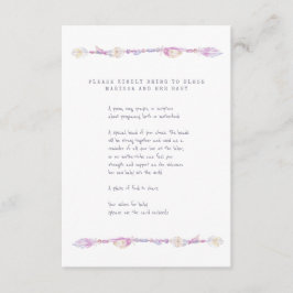 Moeder Zegen Informatiekaartje