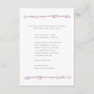 Moeder Zegen Informatiekaartje