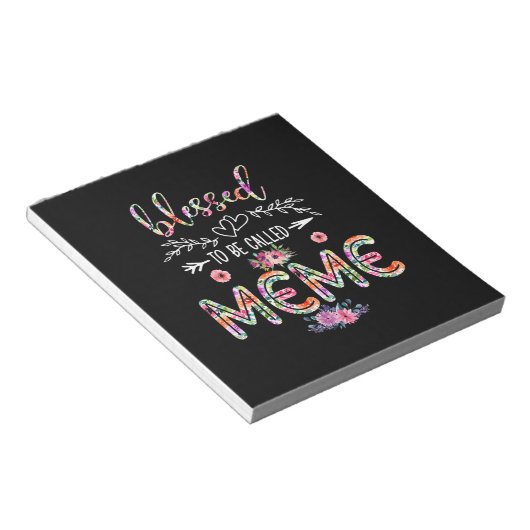 Moeder zegende om moeder en themakloer te worden g notitieblok (Schuin)