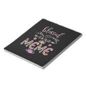 Moeder zegende om moeder en themakloer te worden g notitieblok (Linkerzijde)