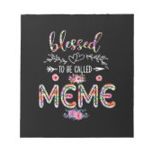 Moeder zegende om moeder en themakloer te worden g notitieblok (Voorkant)