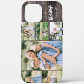 Moeder Zegeningen Quote 6 Foto Collage Rustiek Hou Case-Mate iPhone Case (Achterkant)