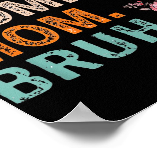 Moeder Zelfstandig Definitie Grappig Mama Moederda Poster (Hoek)