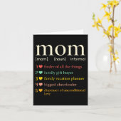 Moeder Zelfstandig naamwoord Definitie Grappige Ma Kaart (Gele Bloem)