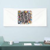 Moeder zijn is het ontdekken van sterke punten die spandoek (Beurs)