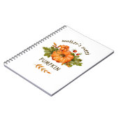 Moeder zoete pompoen notitieboek (Linkerzijde)