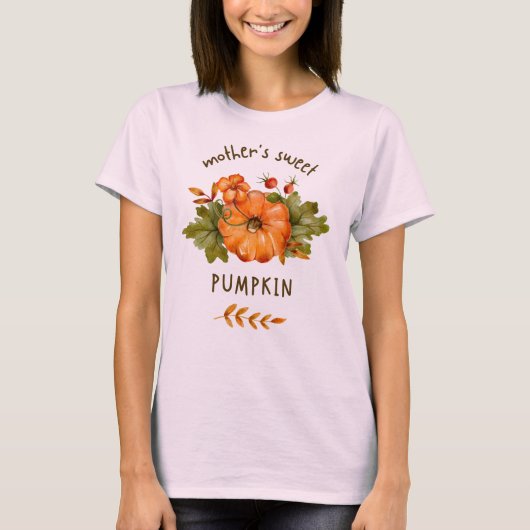 Moeder zoete pompoen T-shirt (Voorkant)