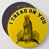 Moeder zonder blote maagd Maria Katholieke Religie Ronde Button 6,0 Cm (Voorkant /achterkant)