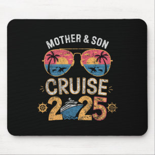 Moeder Zoon Cruise 2025 Vakantie Matching Familie  Muismat