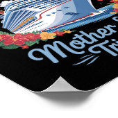 Moeder Zoon Cruise 2026 Vakantie Matching Familie Poster (Hoek)