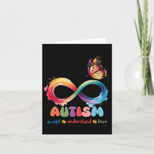 Moeder zoon familie accepteert autistische Kinder  Kaart