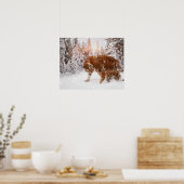 Moeder & zoon tijger poster (Keuken)