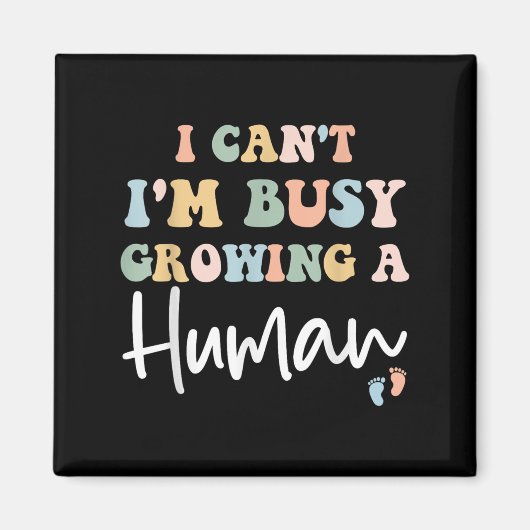 Moeder Zwangerschapsaankondiging Ik Kan Niet Ik Be Magneet (Voorkant)