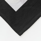 Moeder zwart fotocollage fleece deken (Hoek)