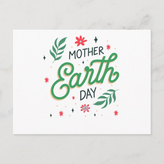 Moederaarddag - Bewustmaking van de Natuur Briefkaart (Voorkant)
