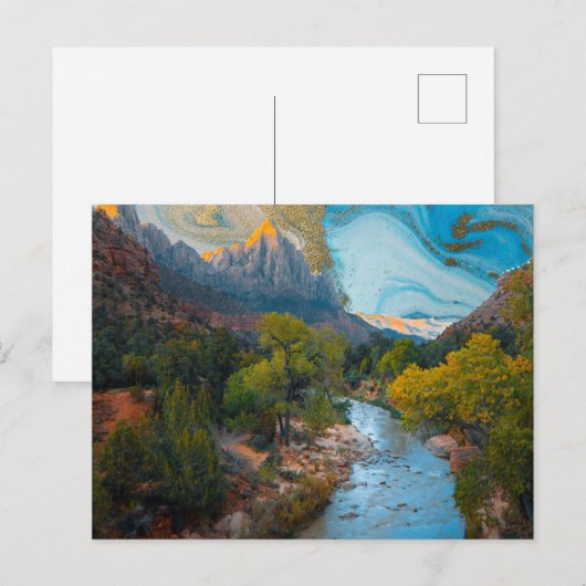 moederaarde briefkaart (Voorkant / Achterkant)