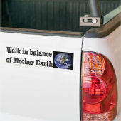 moederaarde bumpersticker (Op Truck)