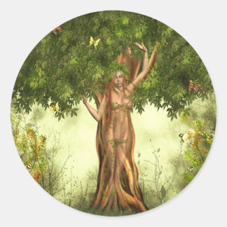 moederaarde ronde sticker