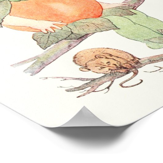 Moederaardkinderen - Kleine mevrouw Persimmon Post Poster (Hoek)