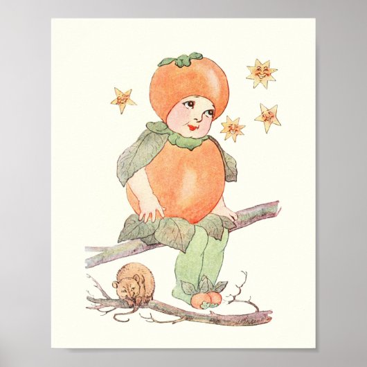 Moederaardkinderen - Kleine mevrouw Persimmon Post Poster (Voorkant)