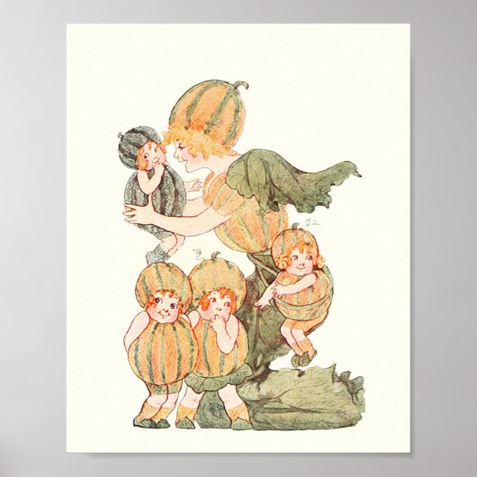 Moederaardkinderen - Mevrouw Muskmelon Poster (Voorkant)