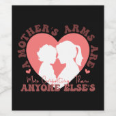 Moederarmen Wijn Etiket (Enkel label)