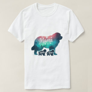 Moederbeer en welpen t-shirt