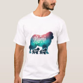Moederbeer en welpen t-shirt (Voorkant)