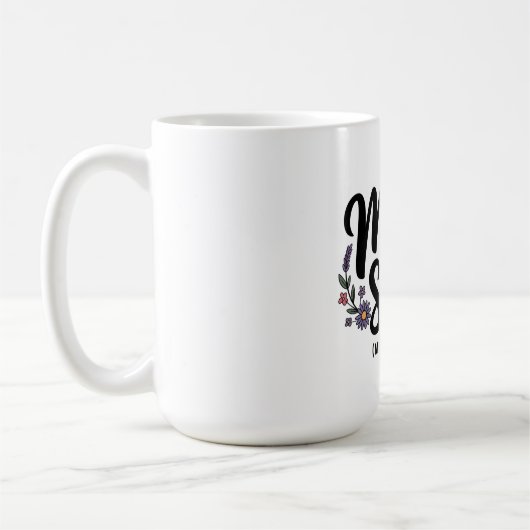 Moederbeest. (Moeder + Monster) Koffiemok (Links)