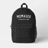 Moederbeheertas Rugzak | Aangepaste Moeder Tas Met (Voorkant)