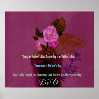 Moederberichtenreeks III Poster