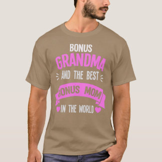 Moederbonussen oma en bonusbonusgrootmoeder t-shirt