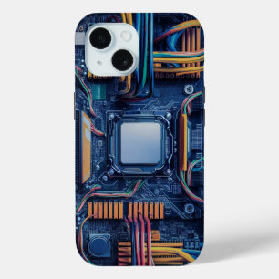 Moederbord CPU-componenten iPhone 15 Case