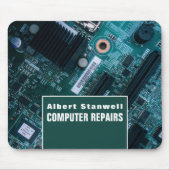 Moederbord, informatietechnologie, computer muismat (Voorkant)