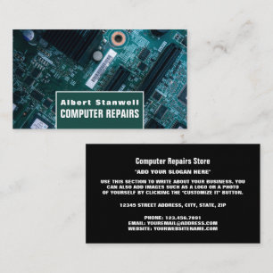 Moederbord, informatietechnologie, computer visitekaartje