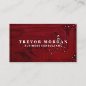 Moederbord | Rode microchip | Technologie Visitekaartje (Voorkant)