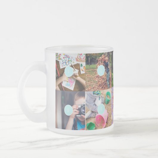 Moederdag 10 Foto's Collage Mok (Links)