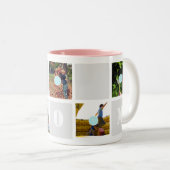 Moederdag 10 Foto's Mam Collage Mok (Voorkant rechts)