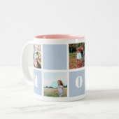 Moederdag 10 Foto's Mam Collage Mok (Voorkant links)