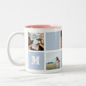 Moederdag 10 Foto's Mam Collage Mok (Links)
