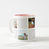 Moederdag 10 Foto's Mam Collage Mok (Voorkant links)